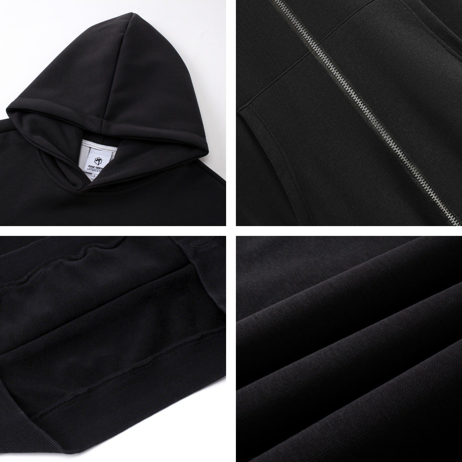 Fleece Oversize Zipper Hoodie