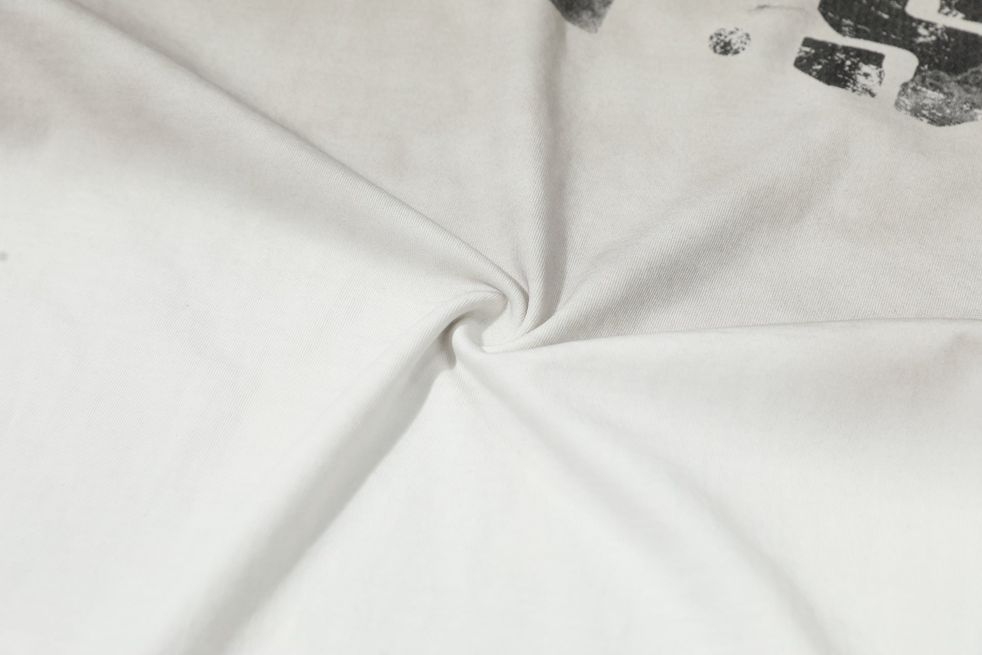 Washed Number Print Short Sleeve T-Shirt