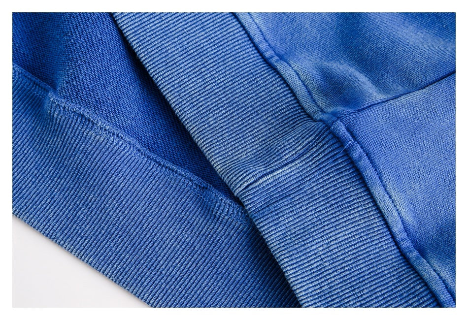 Sudadera holgada de cuello redondo