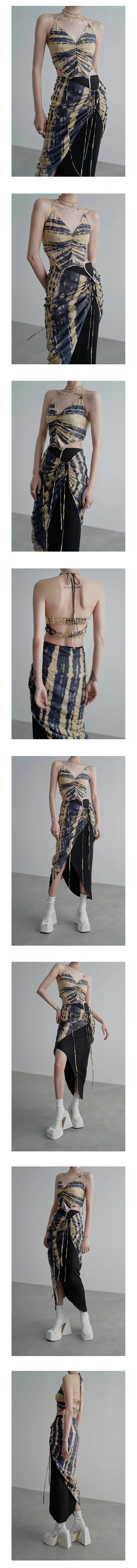 Print Reversible Two-Wear Small Camisole