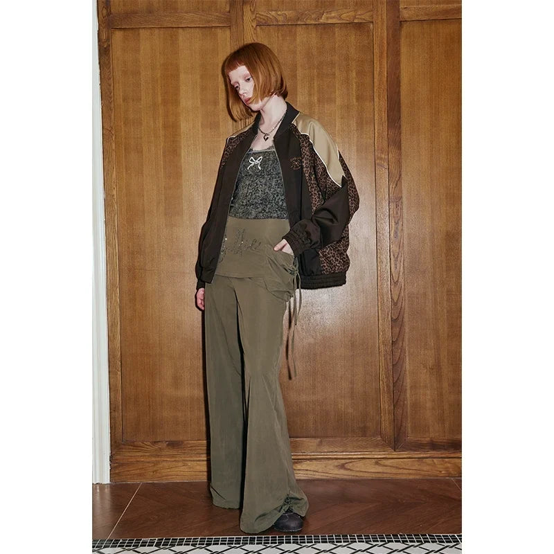 Low Waist Wide Leg Cargo Pants