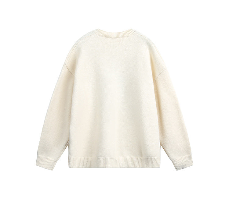 Christmas Tree Red Crew Neck Sweater