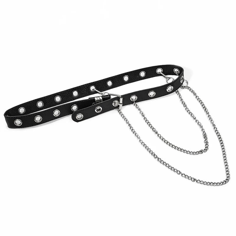 PU Leather Design Metal Buckle Belt