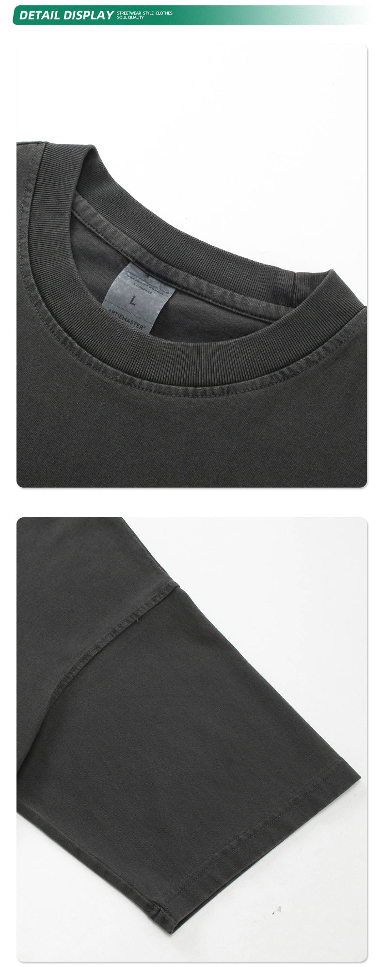Oversize Washed Short-sleeve-T-shirt & Washed Short Sweatpants Setup