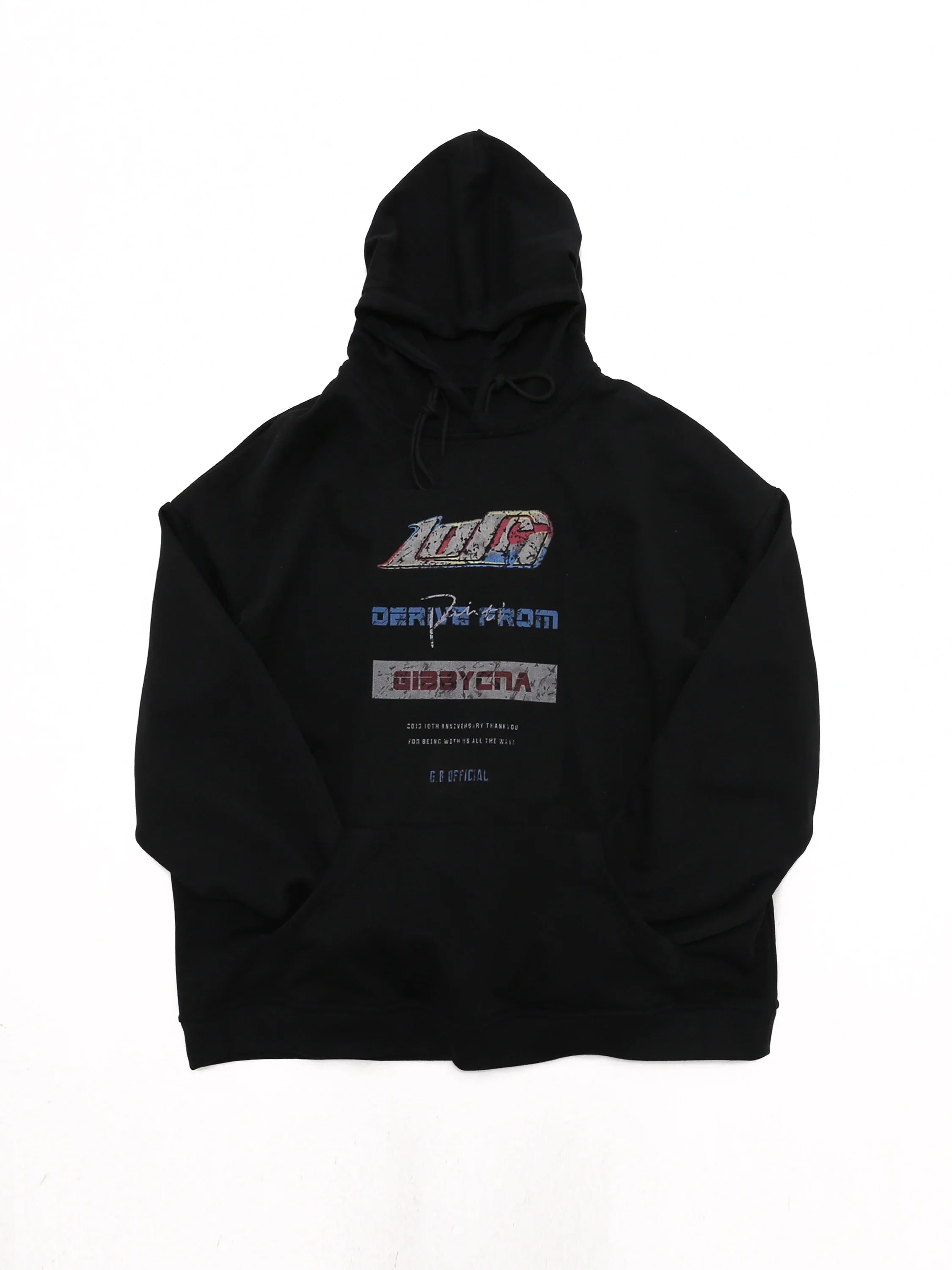 Oversize Print Hoodie