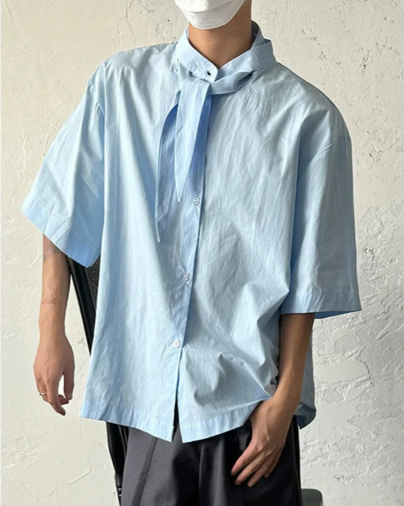 Ruffle Short Sleeve Shirt