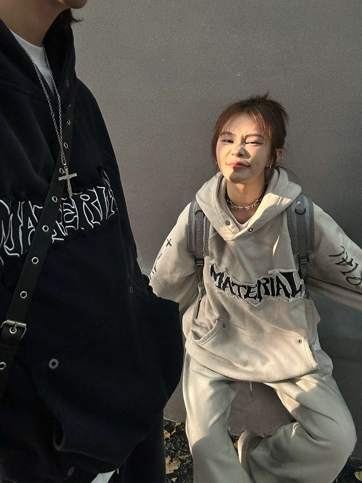 Patchwork Oversize Hoodie