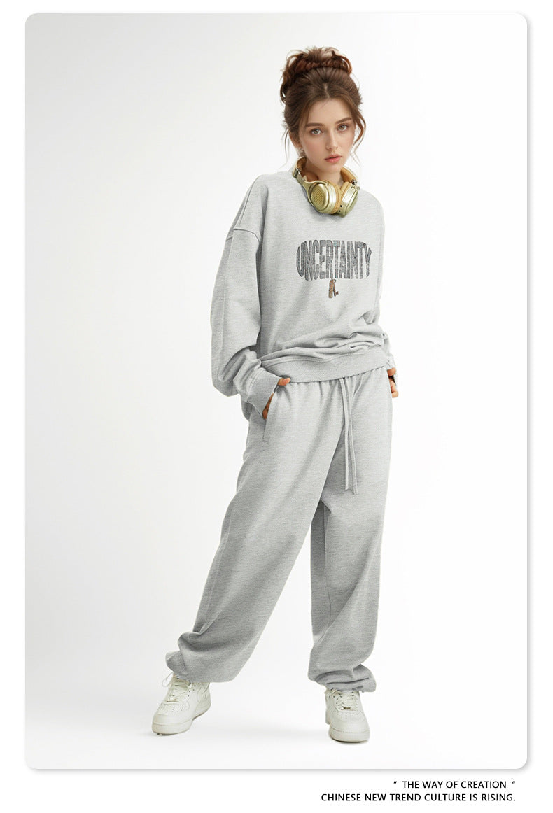 Oversize Round Neck Sweatshirt
