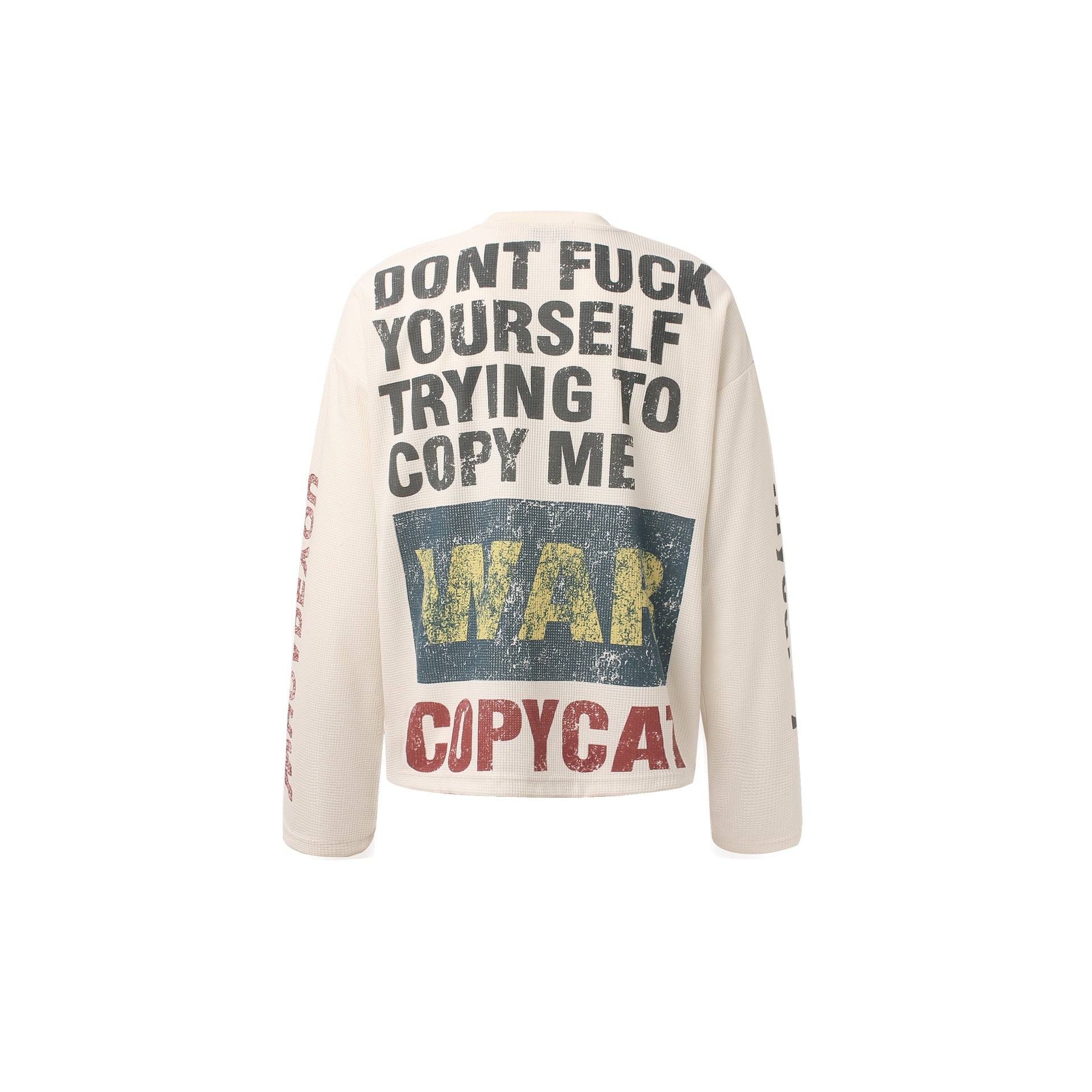 Portrait Graphic Waffle Long Sleeve T-Shirt
