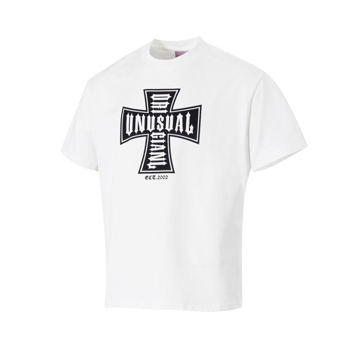 Cross Print Short Sleeve T-Shirt