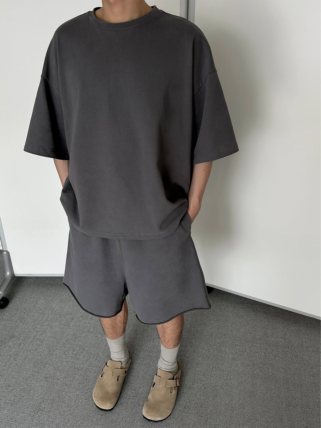 Comfortable Oversize Short Sleeve T-Shirt & Wide Leg Short Setup