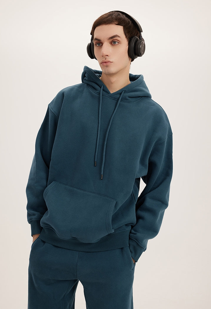 navy hoodie