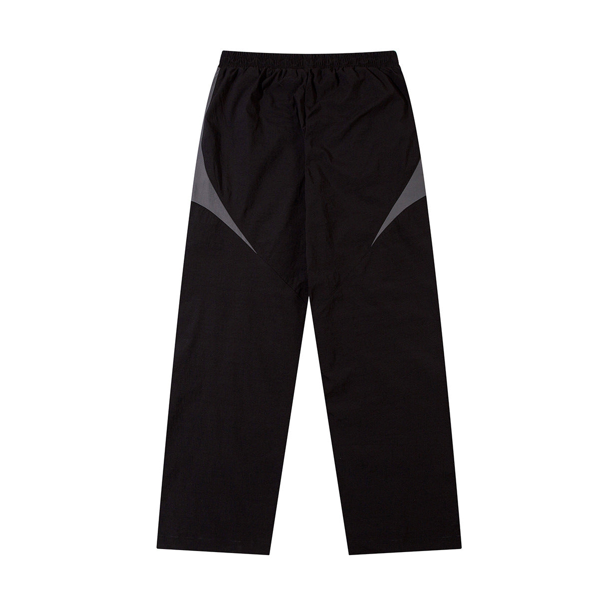 Panel Drawstring Straight Sporty Pants