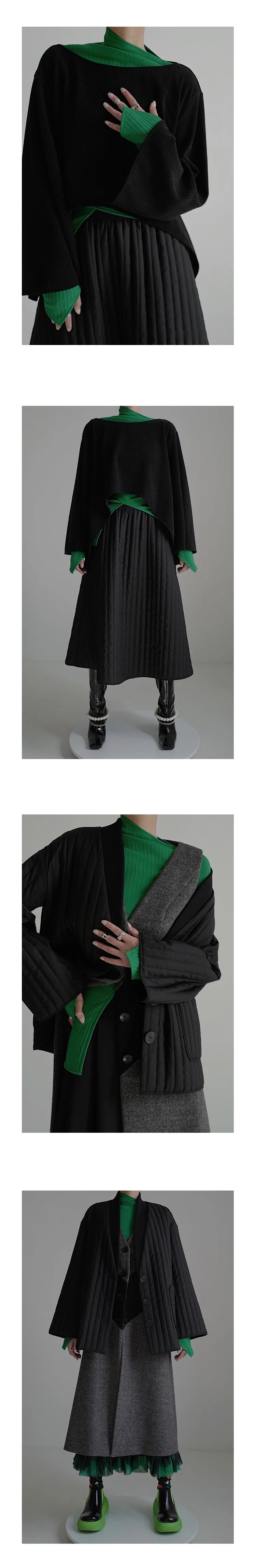 Pull en tricot à motif croisé