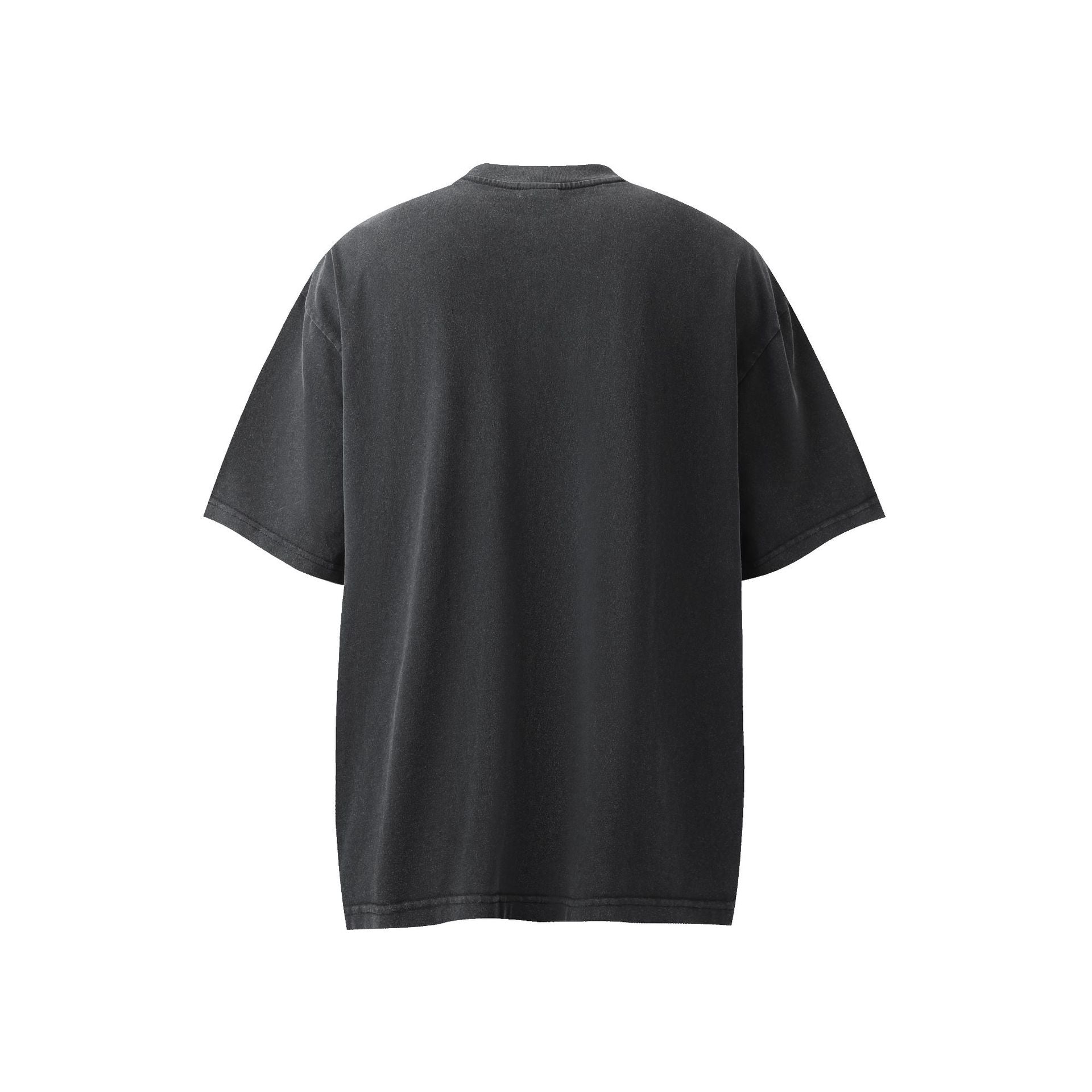 Graphic Print Washed Oversize Short Sleeve T-Shirt