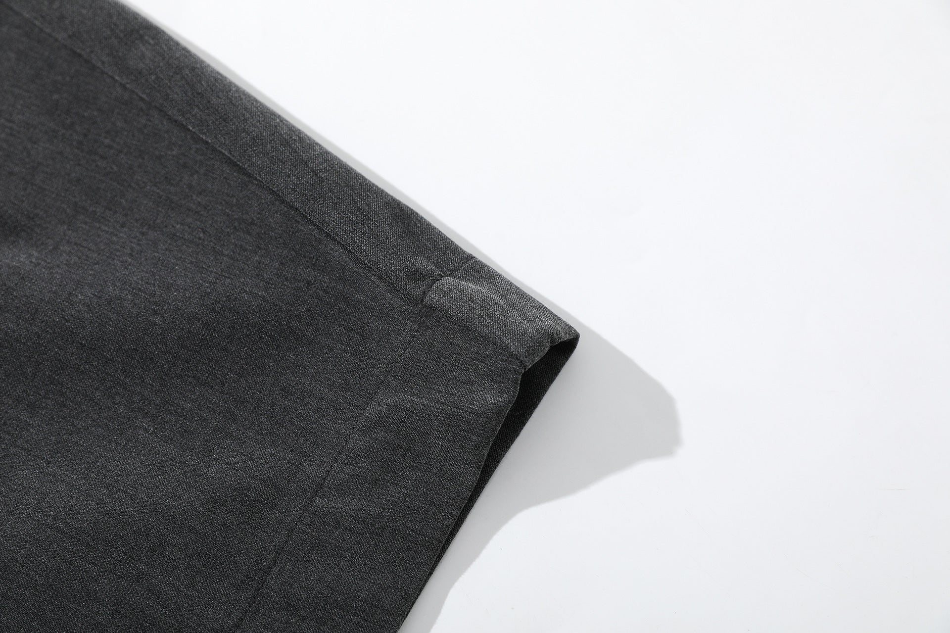 Deconstruction Pleats Curved Trousers
