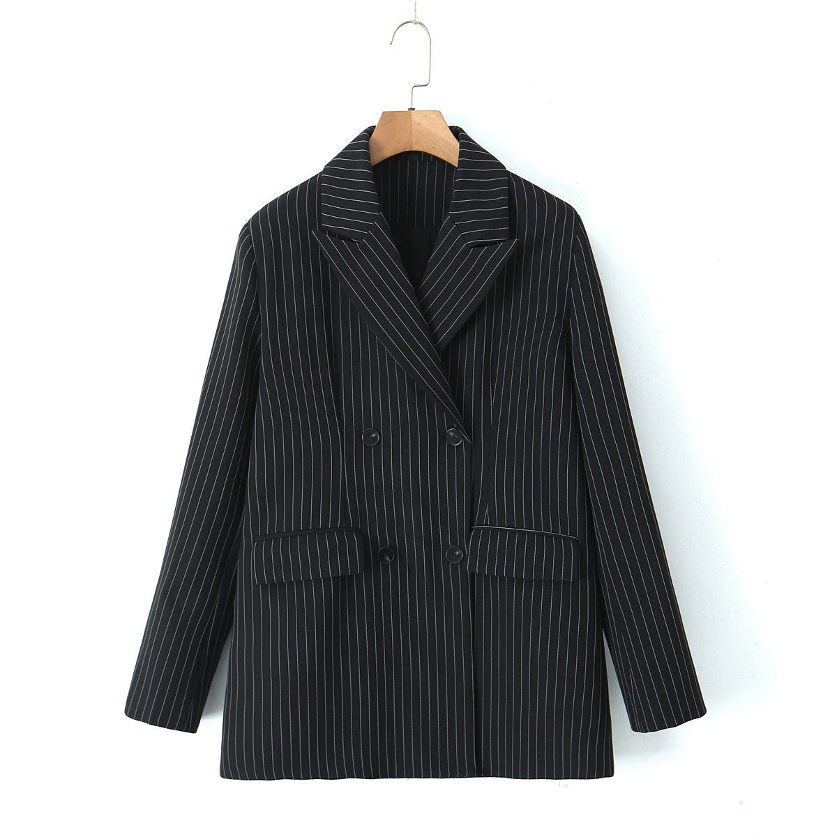 Formal Day - Bossy Style Pinstripe Blazer Pant Set