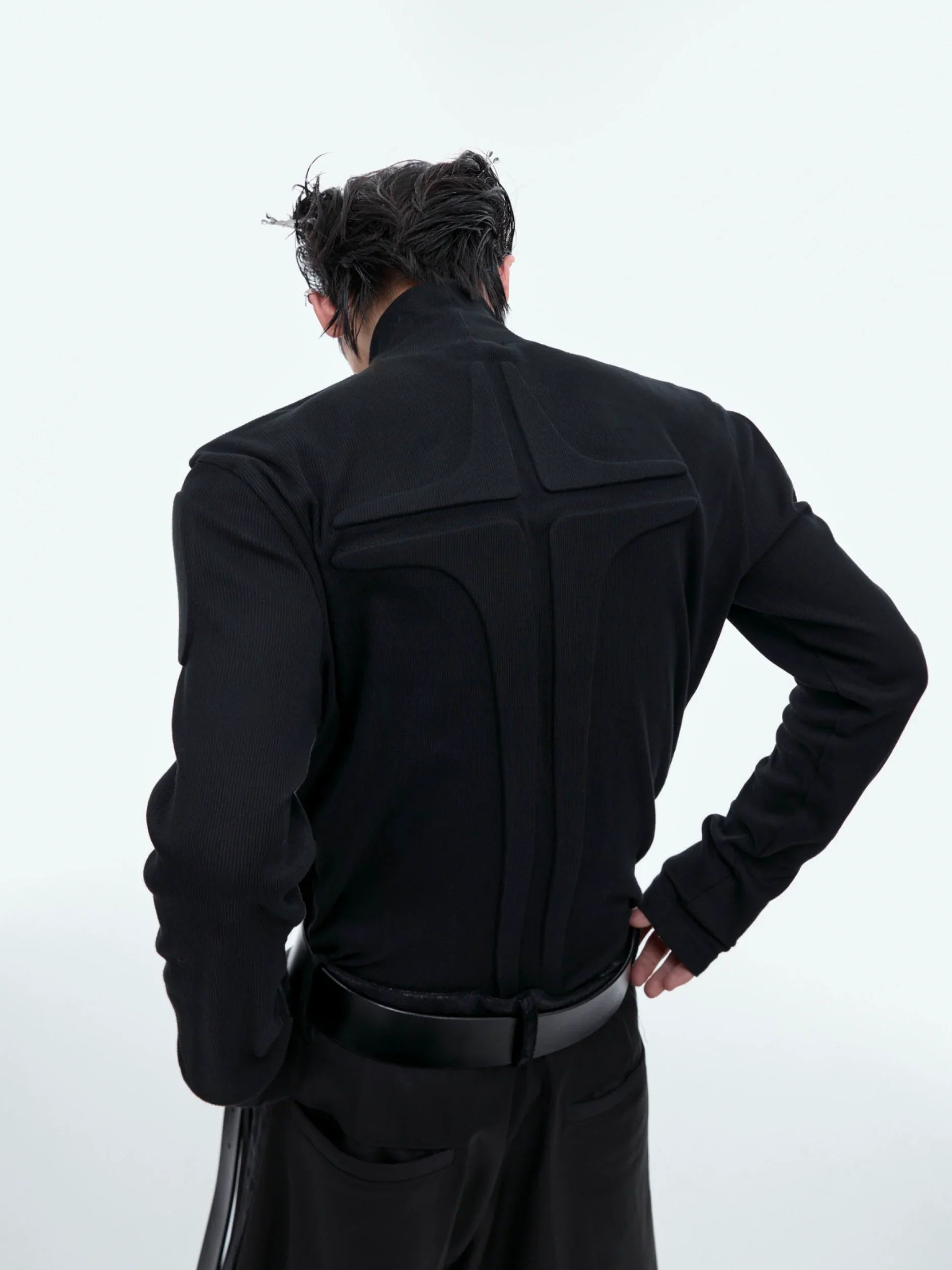 Slim Fit Turtleneck Long Sleeve Shirt