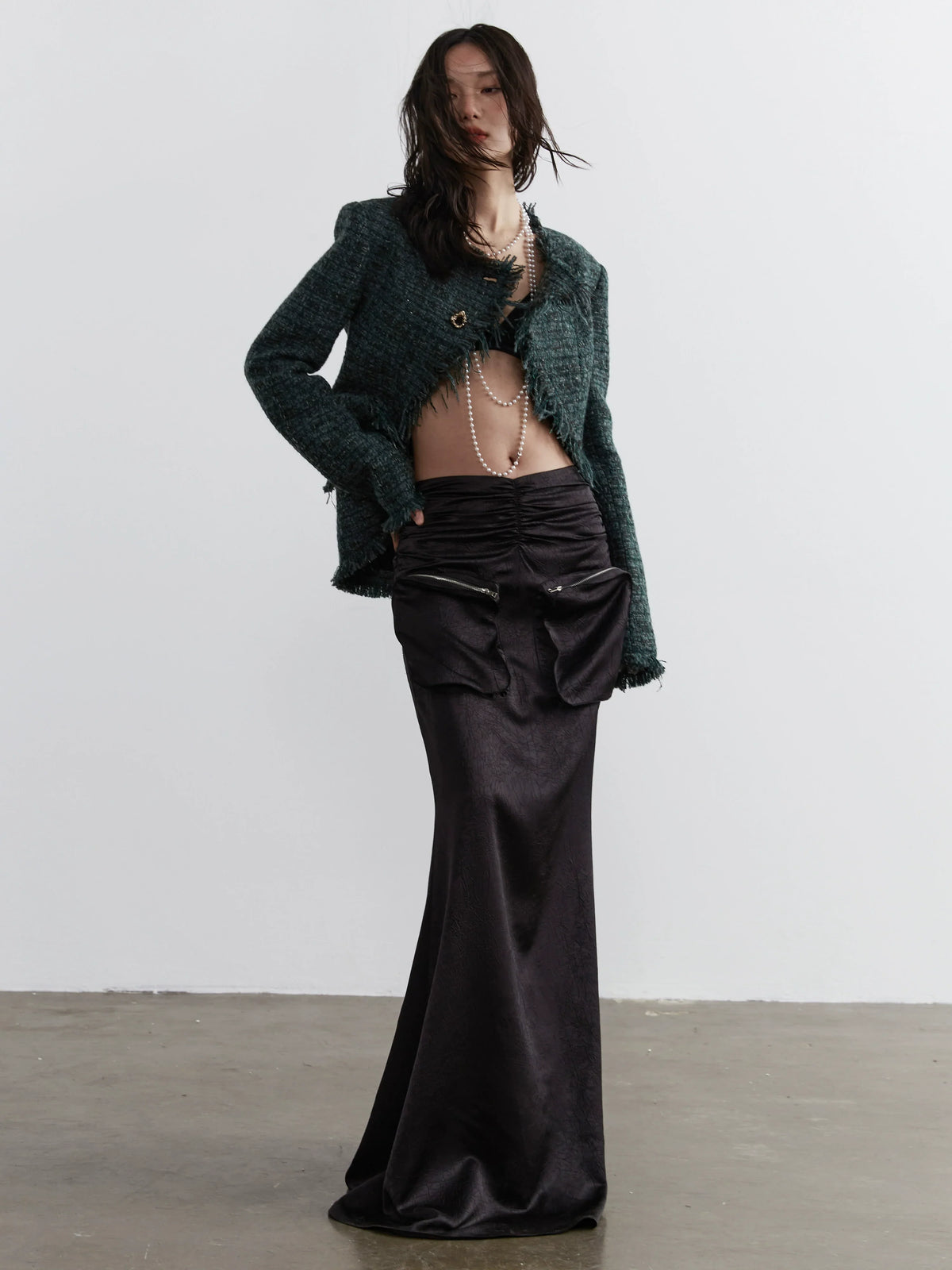 Hairy Damage Knit Jacket