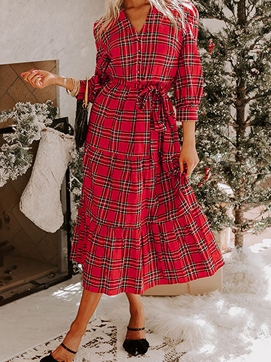 Robe taille haute à bretelles neuve