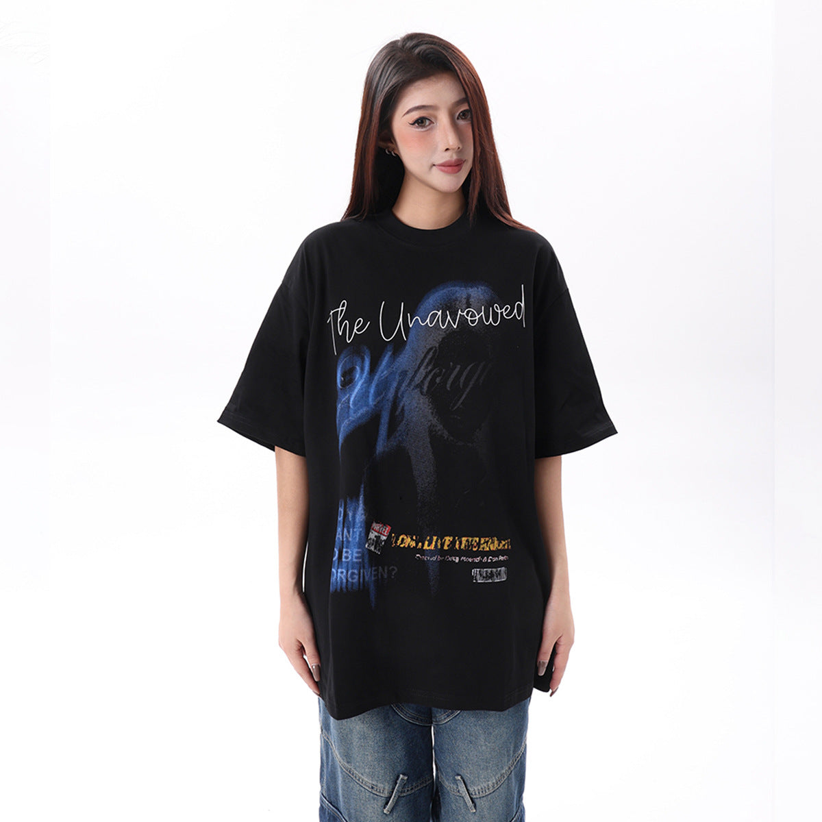 Letter Print Short Sleeve T-Shirt