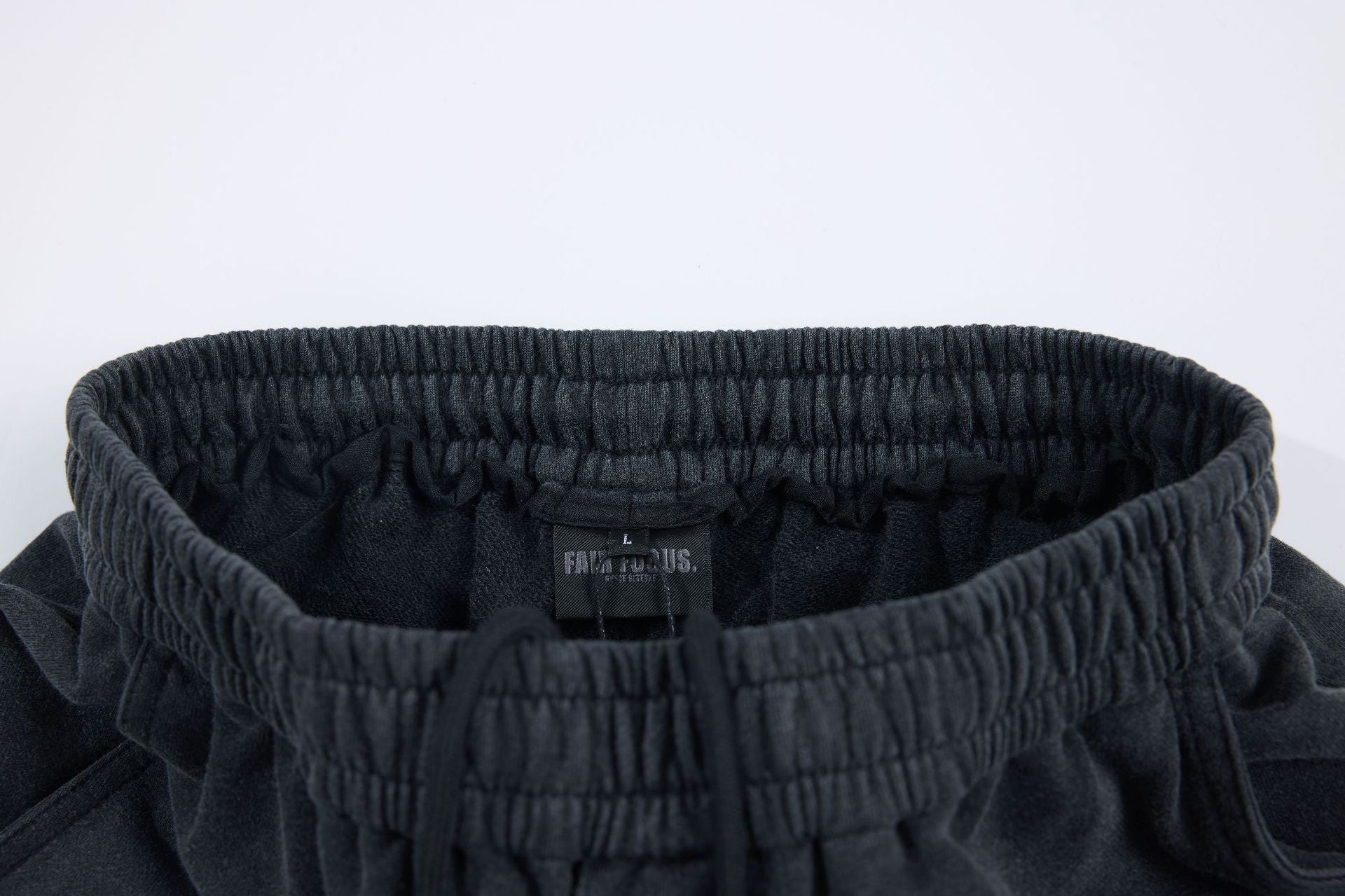 Washed Fade Graphic Wide Leg Sweatpants