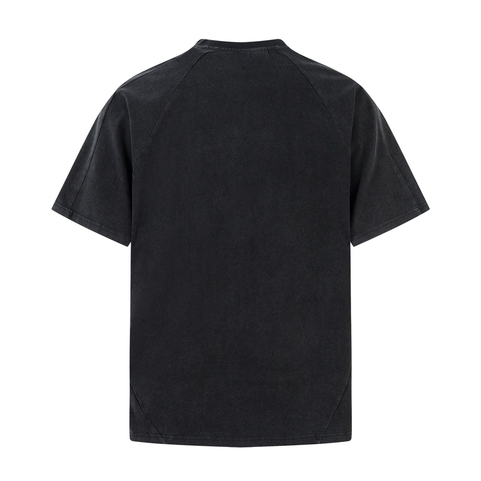 Washed Letter Print Short Sleeve T-Shirt