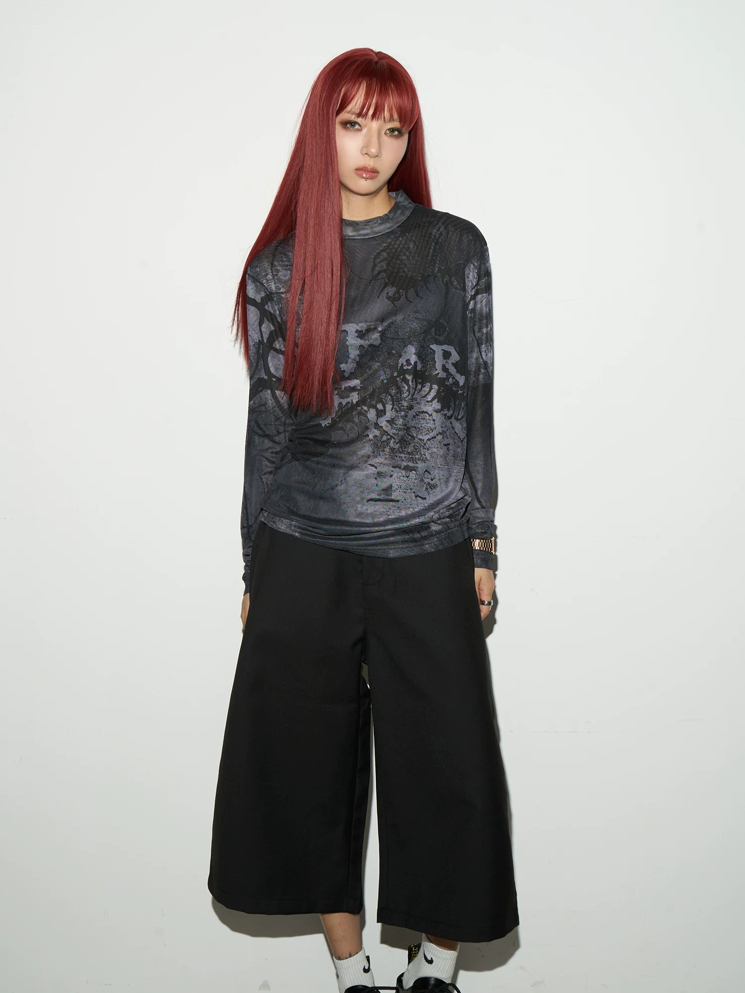 Ink Wash Long Sleeve T-Shirt