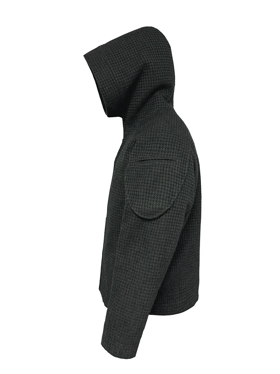 Jacquard Zipper Hoodie