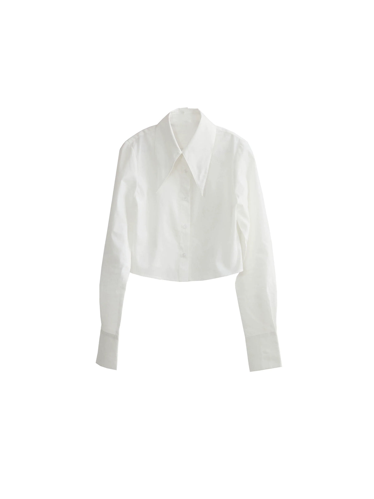 Cotton Long Sleeve Short Shirt