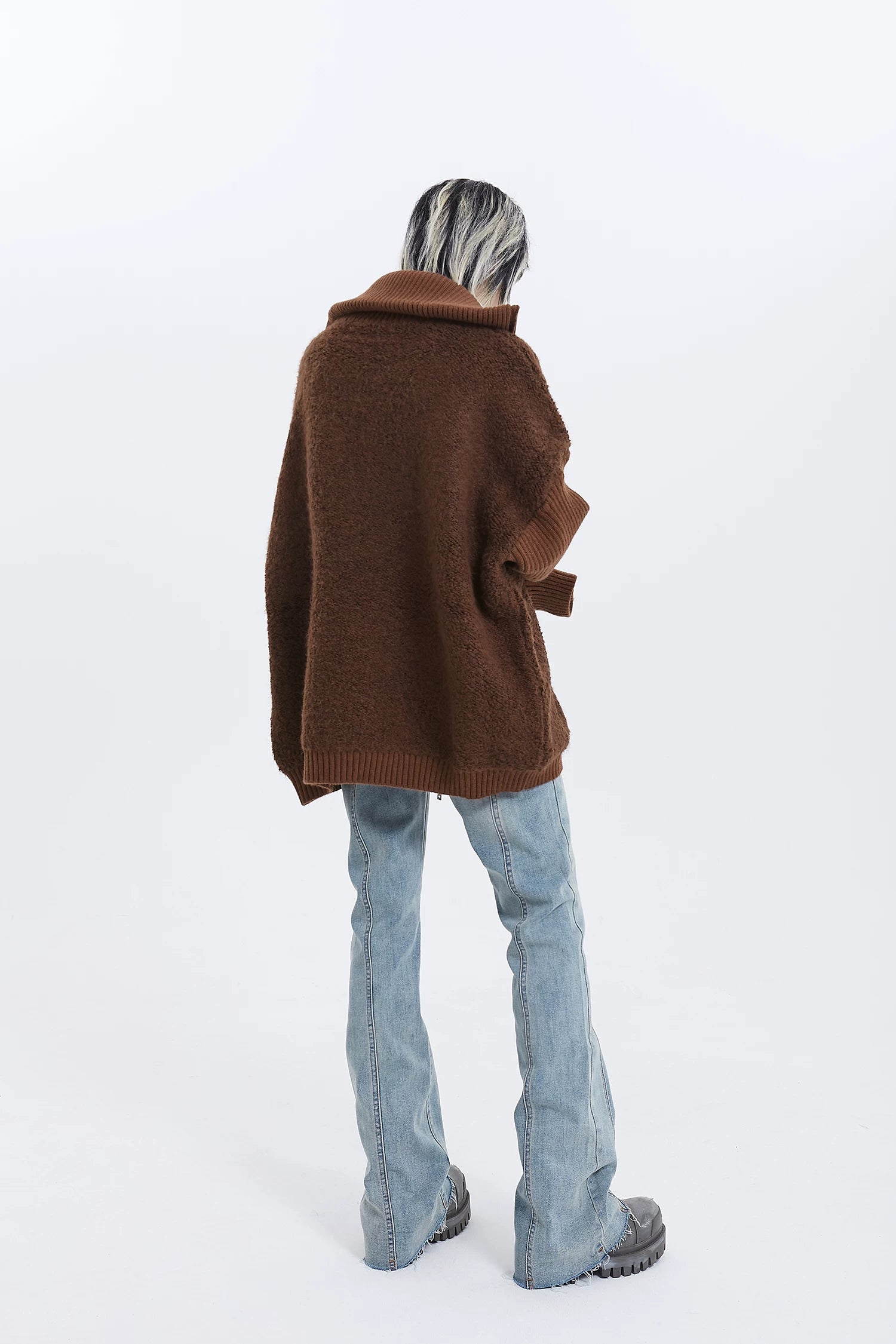 Fade Seam Flare Denim Jeans