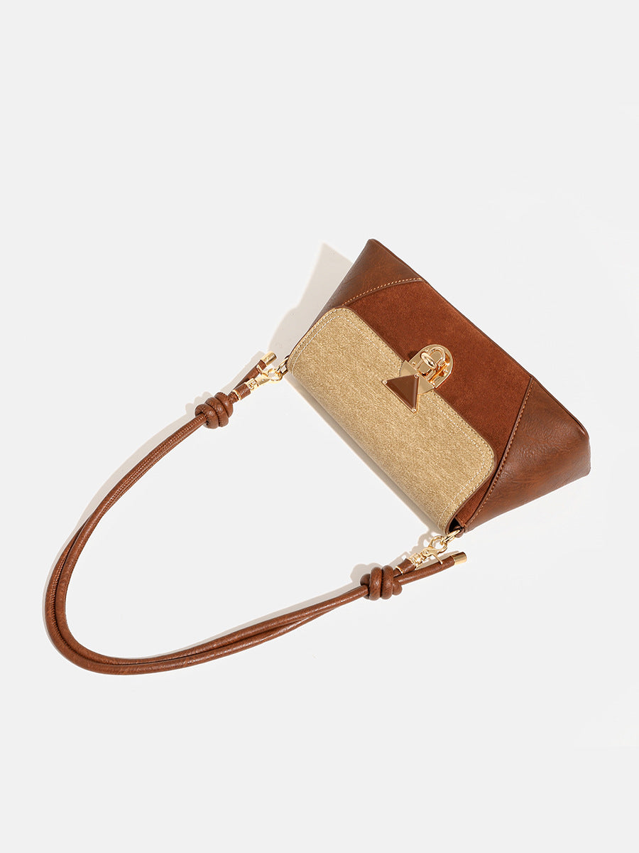 High-End Commuter Baguette Shoulder Bag