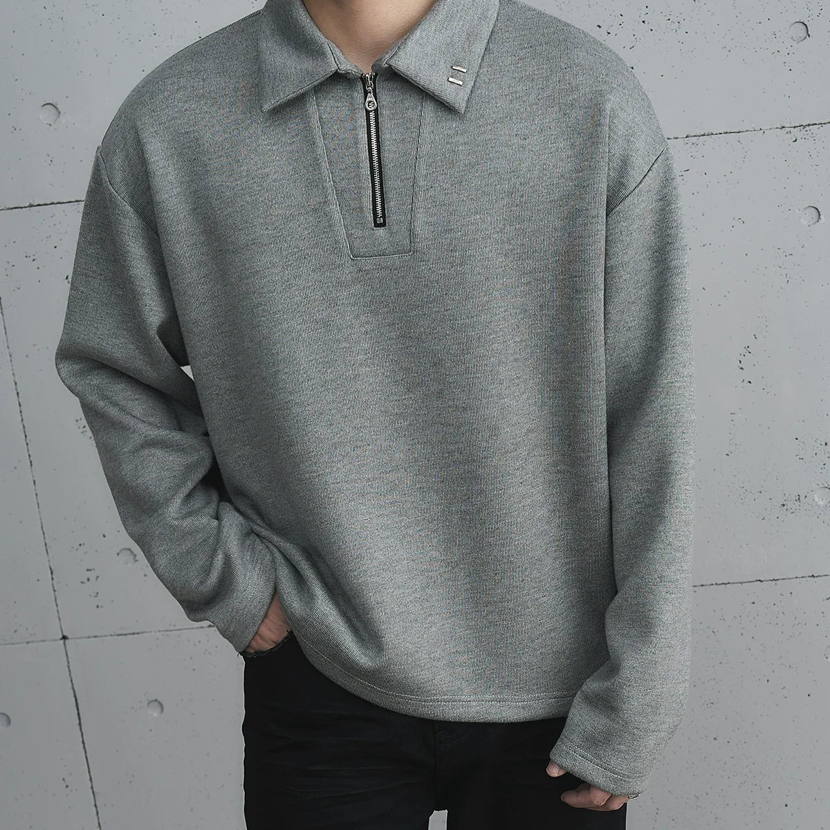 Half Zipper Turn-Do