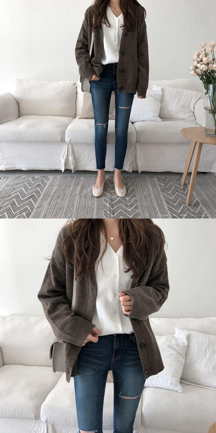 Knitted Cardigan Women's Cardigan