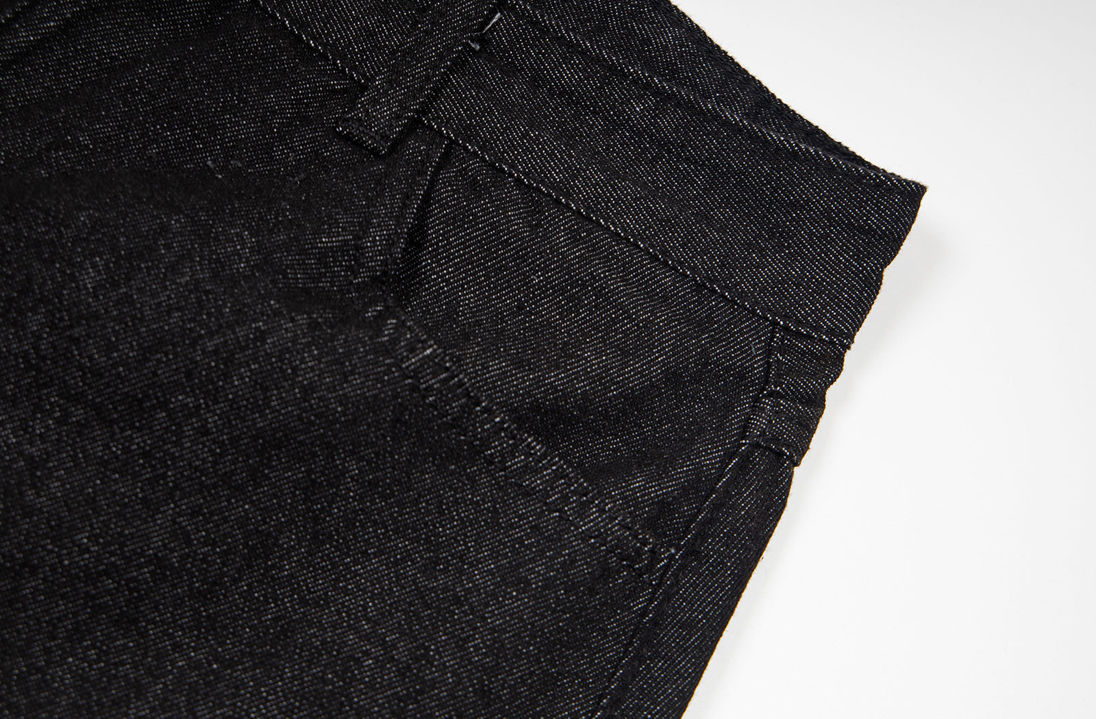 Washed Wide Leg Denim Short Pants
