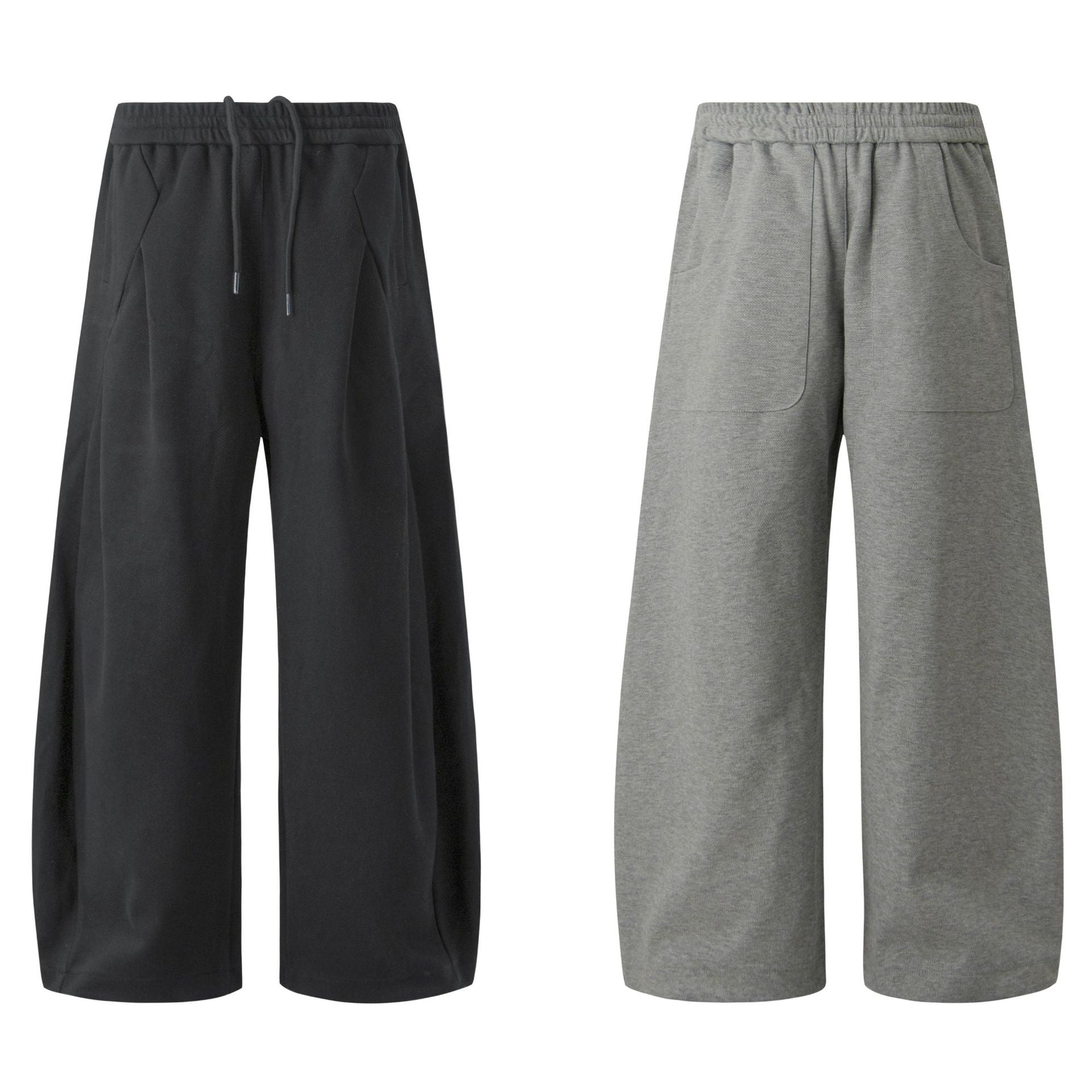 Panel Wide Leg Sweatpants