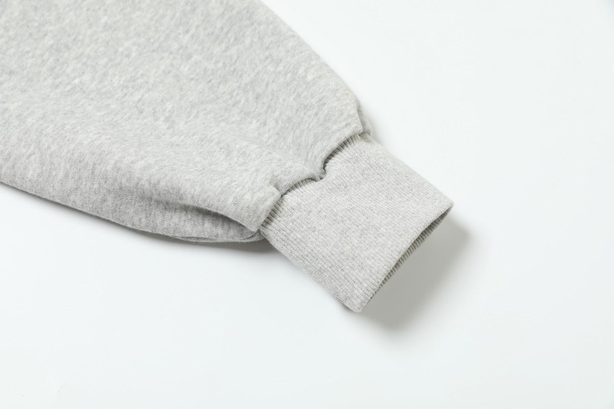Gradient Washed Stain Dye Zipper Hoodie