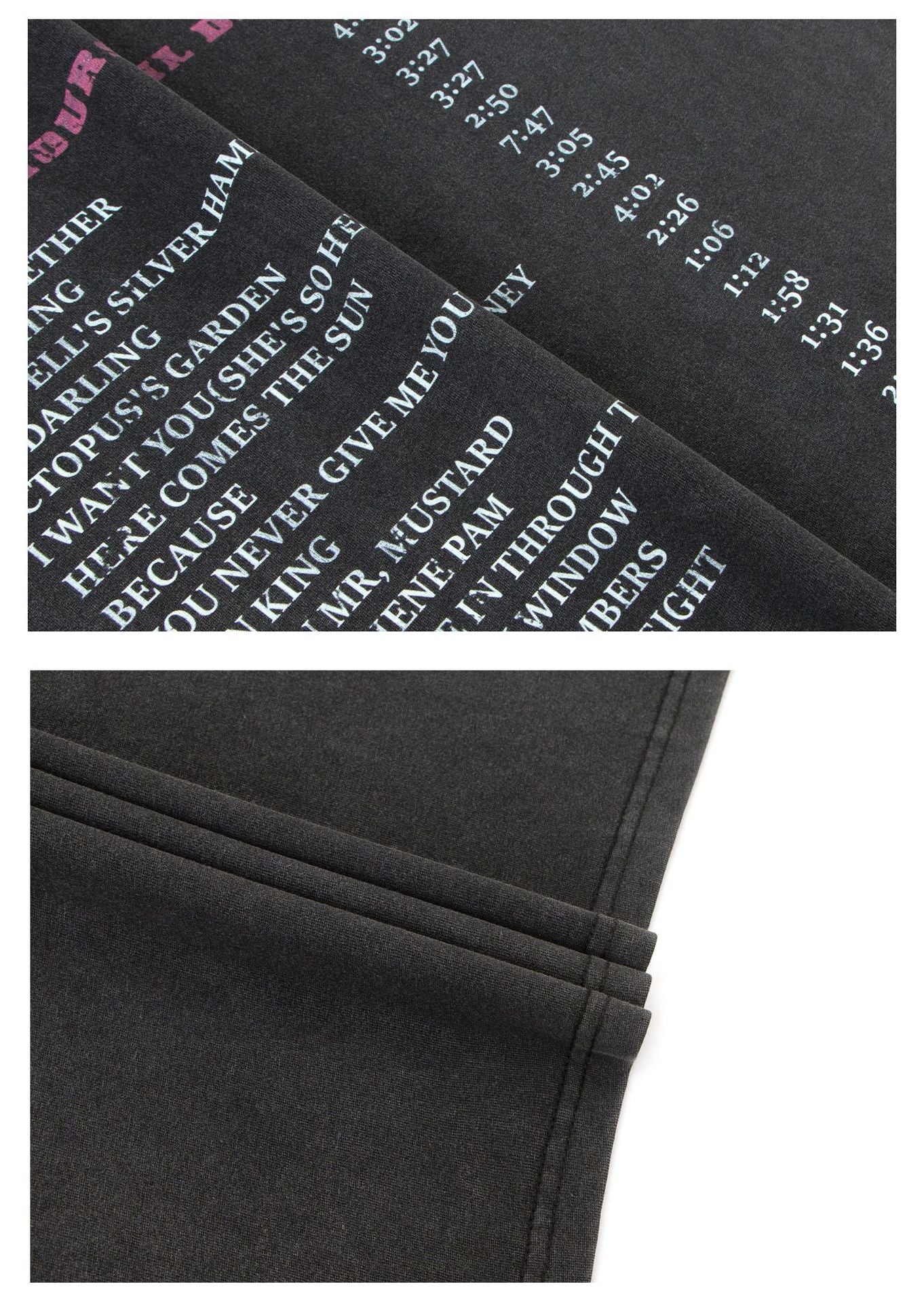 Washed Graphic Letter Sleeveless T-Shirt