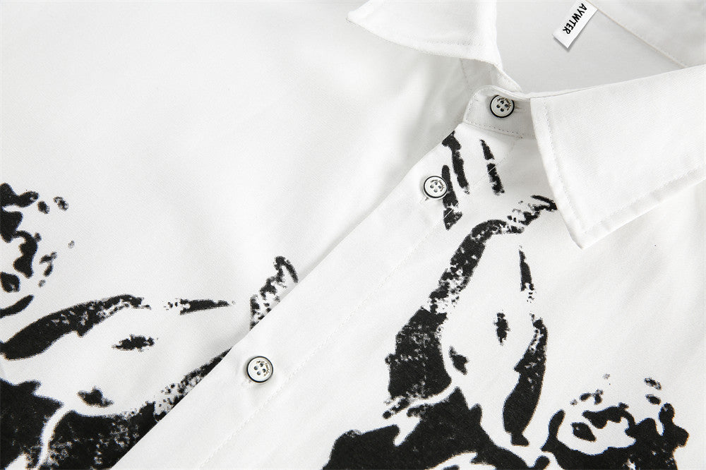 Camicia con stampa Angelo risorto