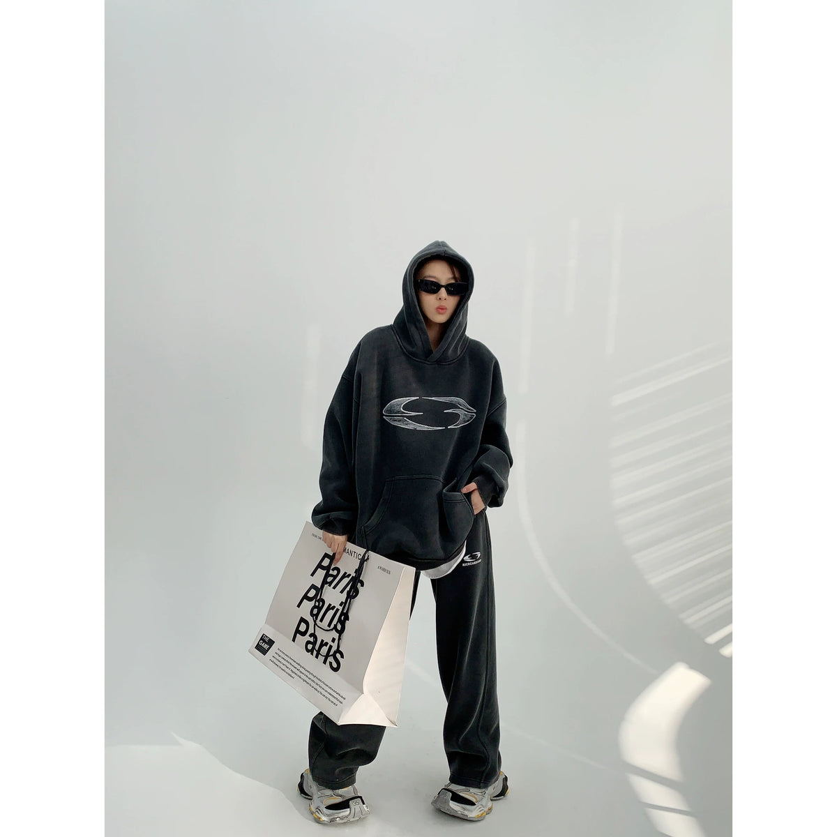 Thick Heavyweight Print Hoodie & Pants Set