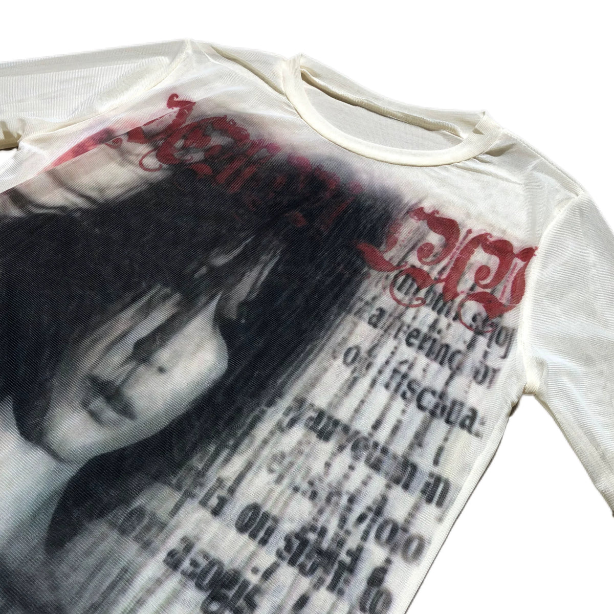 Post-Punk Mesh Long Sleeve T-Shirt