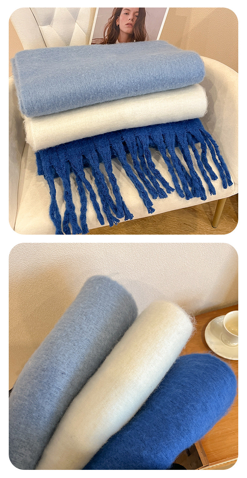 Versatile Warm Crushed shawl