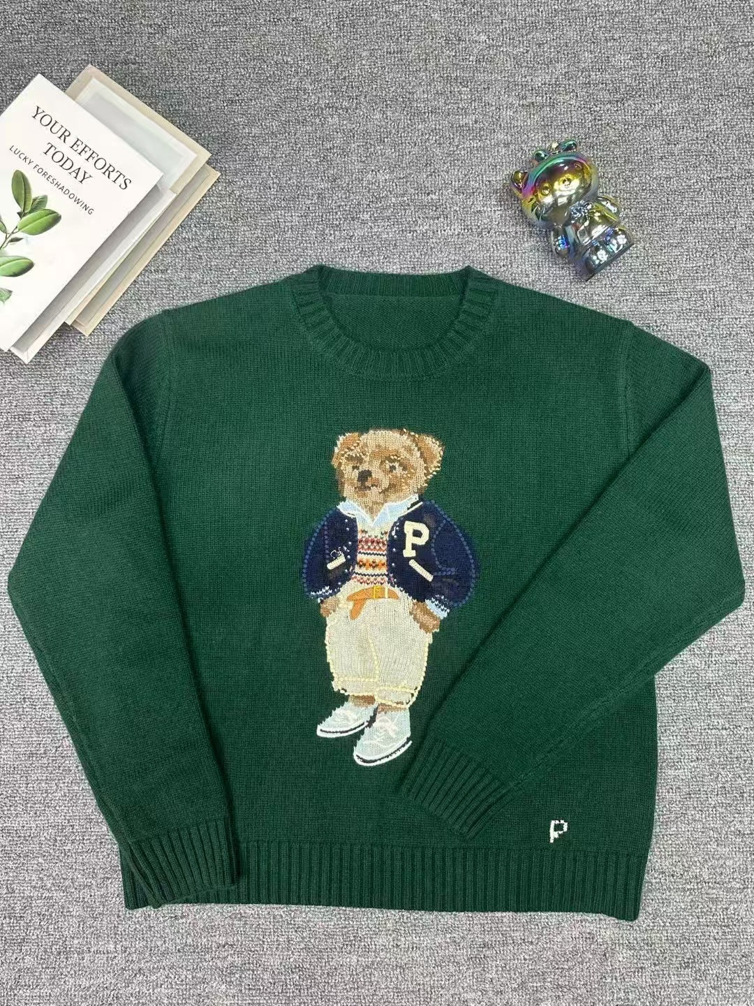 Maglione girocollo intrecciato