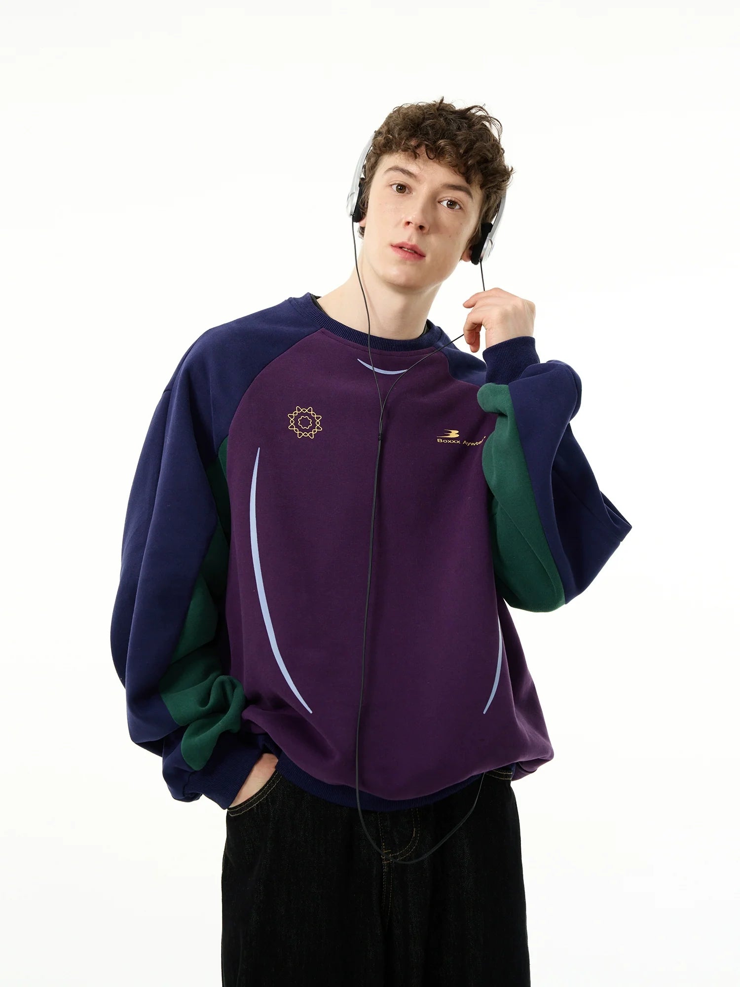 Retro Crew Neck Sweatshirt