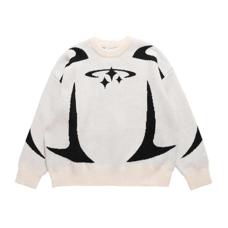 Y2K Stars Graphic Sweater