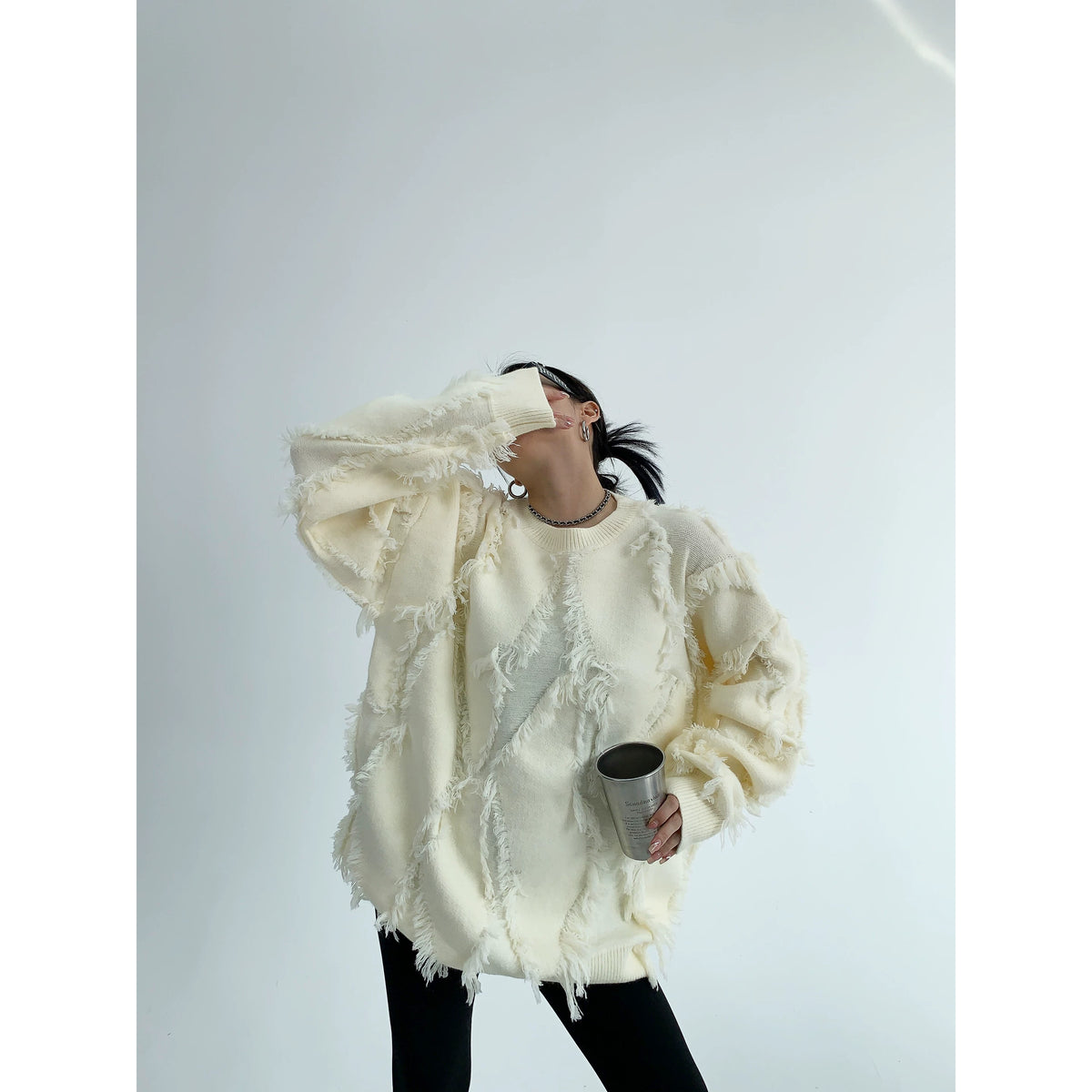 Oversized Thick Pullover Knit Sweater