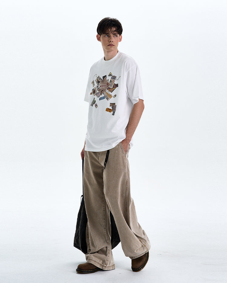 Vintage Fun Print T-shirt