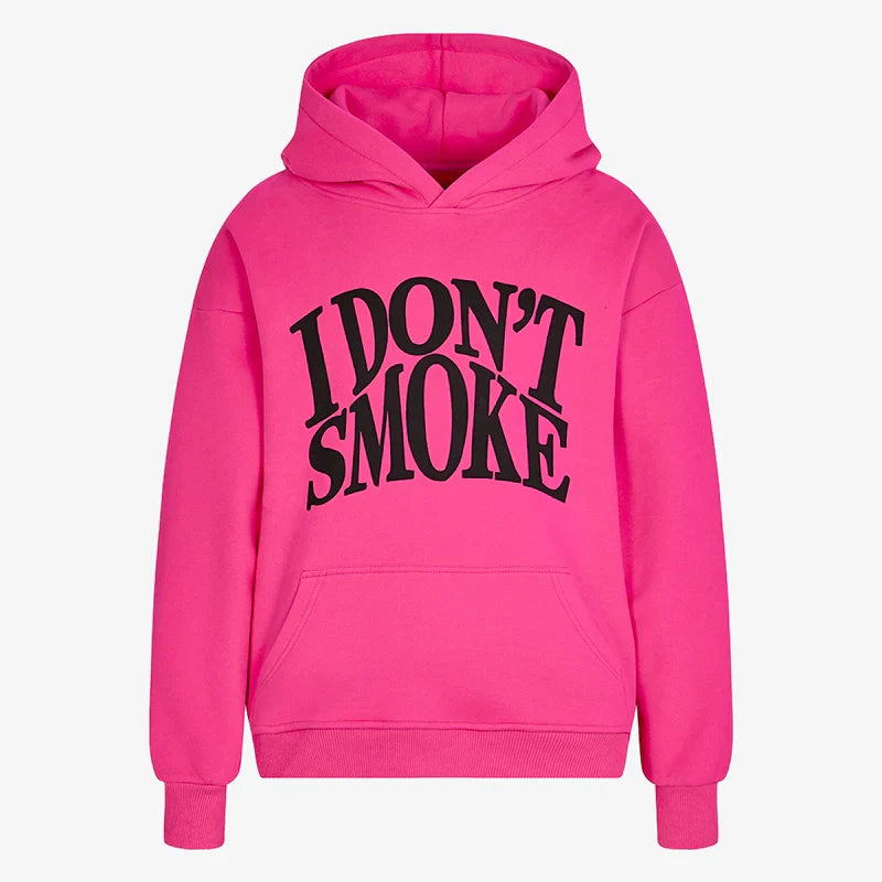 Sudadera con capucha y estampado de letras de forro polar