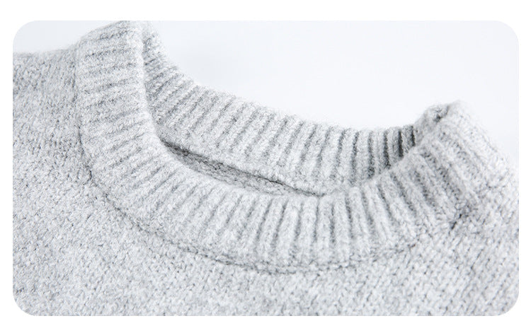 Christmas Vintage Plush Puppy Crew Neck Sweater