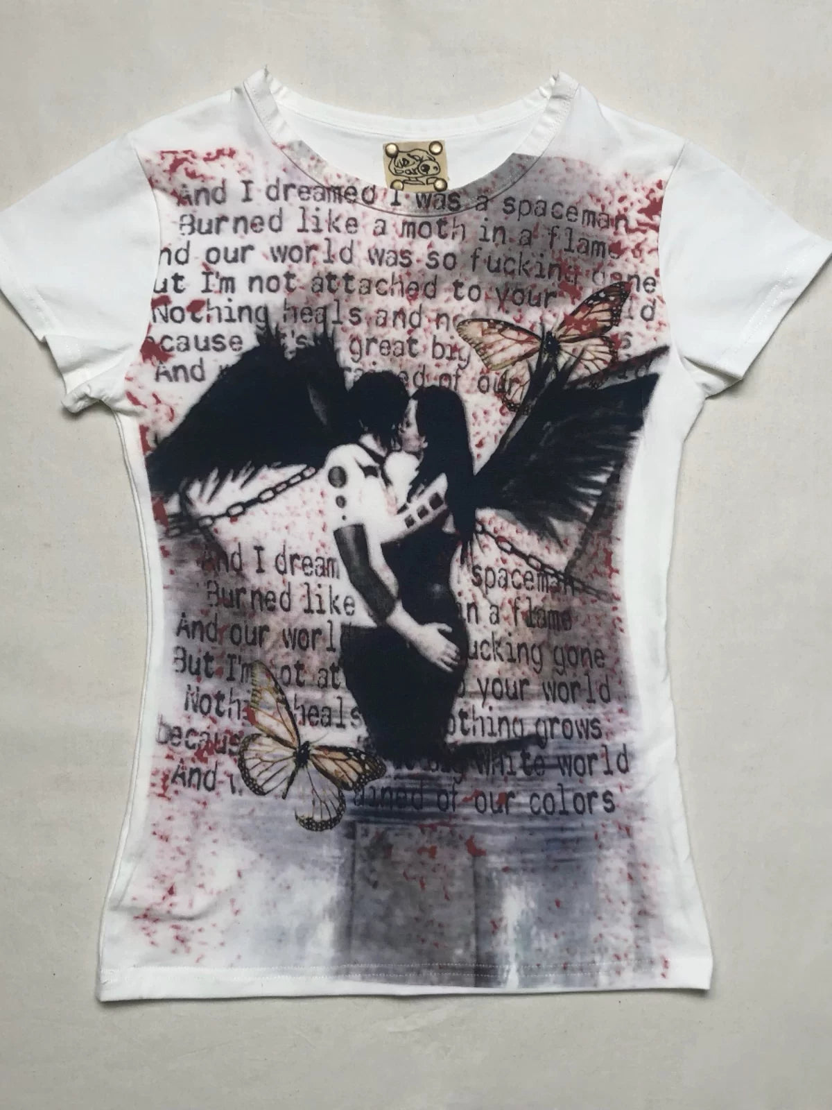 Letter Print Short Sleeve T-Shirt